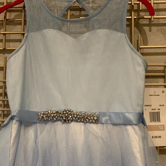Gorgeous NWT Rare Editions ombre dress Size 12 Girls - Picture 2 of 6